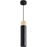 Candellux Lighting Crna viseća svjetiljka s metalnim sjenilom Claro – | shoptok.hr