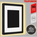 XXXL Telefunken 315905TF - LED spoljašnje zidno svetlo LED/15W/230V IP44 4000K crna | Eponuda.com
