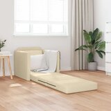 SOFA na razvlačenje 2-u-1 Krem 74x77x81 cm Tkanina | shoptok.hr