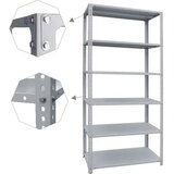 SUPERHOME 200x75x30 6x40kg Potpuno Metalna Montažna Polica | ePonuda.com