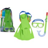  Ronilački set maska, disalica, peraje Bestway 25019 - zelena Cene