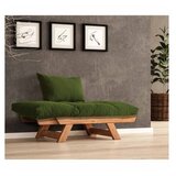 Hanah home Vrtna sofa s jednim sjedištem i jastukom, tikovina i zelena | Eponuda.ba
