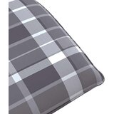  Sklopiva ležaljka za sunčanje siva s kariranim uzorkom 175x54x8,5 cm Oxford tkanina | shoptok.hr