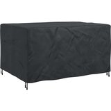 vidaXL Prevleka za zunanje pohištvo Črna 180 x 150 x 85 cm 210D | Shoptok.si