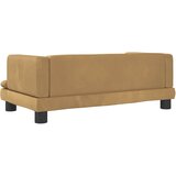  Krevet za pse smeđi 80 x 45 x 30 cm baršunasti | shoptok.hr