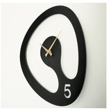 WALLXPERT Zidni sat Amorph APS104, 44 x 45 cm, Crni | Eponuda.ba