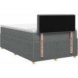  Boxspring krevet s madracem Tamnosiva 120 x 200 cm Tkanina - Tamnosiva 120 x 200 cm Dizajn linija | shoptok.hr