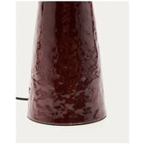 Kave Home Crvena/bijela stolna lampa s tekstilnim sjenilom (visina 49 cm) Drava – | shoptok.hr