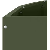  Cvetlično korito Oljčno zelena 90 x 45 x 50 cm Jeklo, (5000207544) | Shoptok.si
