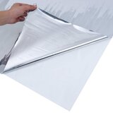  Solarna folija s reflektirajućim efektom srebrna 45x1000 cm PVC | shoptok.hr