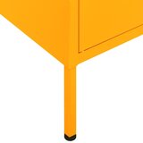 Ormarić za pohranu boja senfa 80 x 35 x 101,5 cm čelični | shoptok.hr