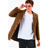 Dewberry PLT8327 MENS COAT-DARK CAMEL | Shoptok.si
