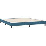  posteljni okvir brez vzmetnice temno modra 180x220 cm žamet, (21829119) | Shoptok.si