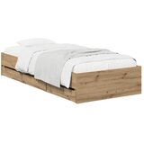  Okvir kreveta s pohranom Hrast artisan 90 x 200 cm - Hrast artisan 90 x 200 cm | shoptok.hr