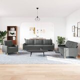  3-dijelni set sofa tamnosivi od tkanine | shoptok.hr