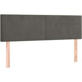  Box spring posteljni z vzmetnico temno siv 140x190 cm žamet, (20790435) | Shoptok.si