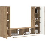 3 pcs Umetni hrast - - Rjava - 56.59 - 30 x 31 x 60 cm - 2025-vidaXL-Uvoz_2 | Shoptok.si