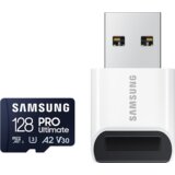 Samsung MicroSD 128GB, pro ultimate, SDXC, UHS-I U3 V30 A2 ( MB-MY128SB/WW ) cene