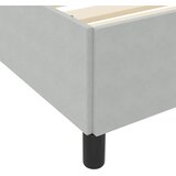  Krevetna konstrukcija Svijetlo siva 90 x 190 cm tkanina | shoptok.hr