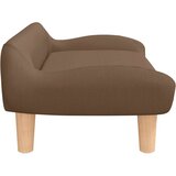vidaXL Otroški kavč rjav 70x40x24 cm blago | Shoptok.si