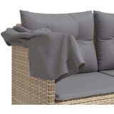  5-dijelni vrtni set sofa s jastucima bež od poliratana | shoptok.hr