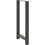  Noge stolića za kavu antracit 2 kom 60x(110-111) cm čelik | shoptok.hr