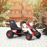 Lean_Toys Rdeči gokart A-15 z napihljivimi kolesi | Shoptok.si