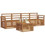  Setovi sofa Prirodna Čvrsto drvo akacije | shoptok.hr