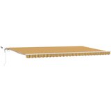  Skrovita tenda Šareni 600 × 300 cm Poliester i metal | shoptok.hr