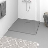 vidaXL Kada za tuš SMC siva 90 x 80 cm Cijene