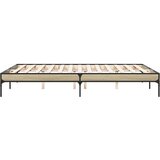  Okvir za krevet boja hrasta 160x200 cm konstruiran drvo i metal | Eponuda.com