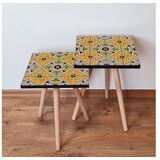 Hanah home sklapajući Stočić 2 Komada 2SHP46 - Žuto | ePonuda.com