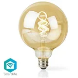 Povezovalna žarnica Wi-Fi LED 4,9W 360lm E27 SmartLife Globe Shape, Bela, (5000277678)