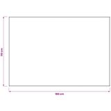  Tkanina za stol Pravokutni Bež 110 x 180 cm Poliester | shoptok.hr