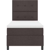 Box spring krevet Tamno smeđa 90 x 190 cm tkanina | shoptok.hr