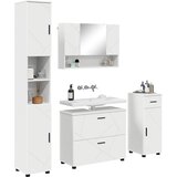  Set namještaja za kupaonicu 4 kom. Bijelo | shoptok.hr