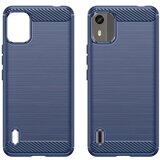 INORCO Ovitek za telefon s teksturo ogljikovih vlaken za telefon Nokia C12 4G/C12 Pro/C12 Plus telefonska torbica TPU brušena lupina, (22033509) | Shoptok.si