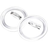  Set gumba za značke sa sigurnosnim iglama 100 kom akrilni 58 mm | shoptok.hr