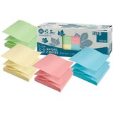 Blok samoljepljiv "Z" 75x75mm 12x100L Nature Global Notes 5644-88box sortirano | shoptok.hr