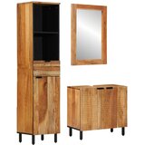  Set ormarića za kupaonicu 3 kom. Prirodna 38 x 33 x 160 cm | shoptok.hr