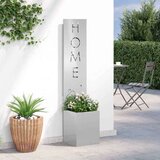vidaXL Privatnost u vrtu Srebrna 32 x 140 cm Nehrđajući čelik | shoptok.hr