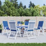 vidaXL jastuci za vrtne stolice 6 kom kraljevsko plavi 120 x 50 x 3 cm Cijene