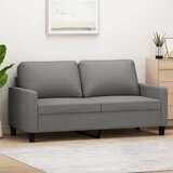 vidaXL Dvosjed od tkanine tamnosivi 140 cm | shoptok.hr
