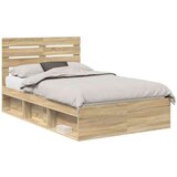  Konstrukcija postelje Sonoma 120 x 190 cm Masivno borovo les, (5000103106) | Shoptok.si