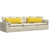 vidaXL Blazine za kavč 2 pcs Svetlo rumena 120 x 40 cm blago | Shoptok.si