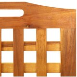 vidaXL Sobna pregrada s 4 panela 161 x 2 x 170 cm masivno drvo bagrema | shoptok.hr