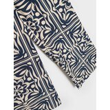 Sinsay Wide leg hlače s viskozom s geometrijskim uzorkom | shoptok.hr