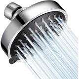 Dardanar High Pressure Shower Head 5 Settings Fixed Shower Head 4-inch high-flow bathroom shower head with adjustable brass ball joint provides a luxurious sho, (21062440) Cene