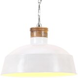 vidaXL Industrijska viseča svetilka 58 cm bela E27, (20692448) Cene