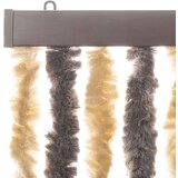  Zastor protiv muha tamnosmeđi i bež 56x185 cm od šenila | shoptok.hr